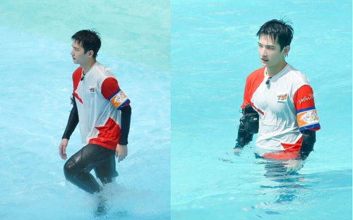 Dương Dương ướt sũng lộ cơ bắp rắn chắc trong show Các ca ca tràn đầy năng lượng, leo thẳng lên hot search