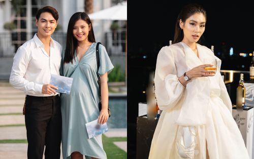 Chúng Huyền Thanh khệ nệ mang bầu 6 tháng, đọ sắc quyến rũ cùng tình cũ Huy Trần