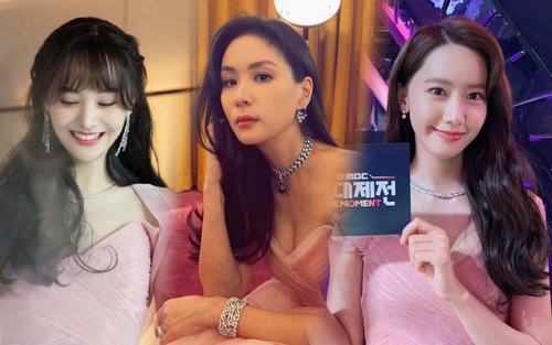 Vợ Jang Dong Gun diện váy 100 triệu khoe body nóng bỏng ở tuổi 48: Đụng hàng Trịnh Sảng và Yoona (SNSD)!