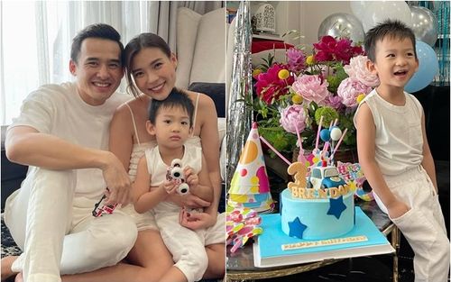 Lương Thế Thành, Thúy Diễm tổ chức sinh nhật tròn 3 tuổi cho con trai: Ít thành viên nhưng rất ấm cúng