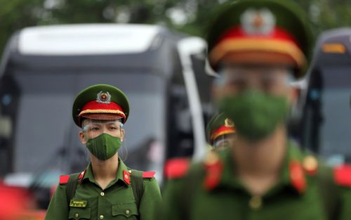 Gần 1.000 học viên Công an lên đường vào miền Nam hỗ trợ công tác phòng chống dịch Covid-19