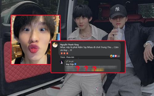 Fan ra đây mà xem Sơn Tùng và Kay Trần tương tác sặc mùi 'cẩu lương' ngày Trung Thu đây này