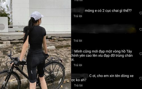 Kỳ Duyên đầu tư quần đạp xe xịn nhưng dân tình chỉ để ý thiết kế đặc biệt của nó