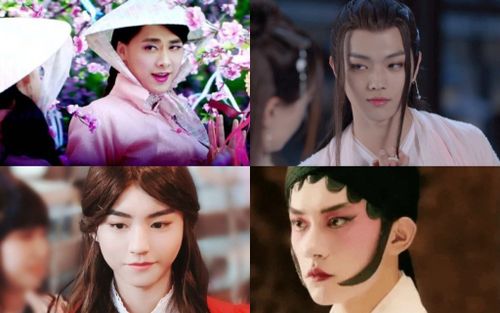 10 nam thần Cbiz giả gái: Hứa Khải, Thiên Tỉ siêu đẹp, Hạo Nhiên tấu hài, 'trùm cuối' mặn như muối biển