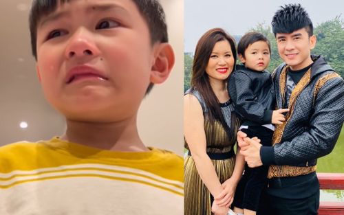 Vợ cũ Đan Trường và con trai thông báo mắc Covid, nhìn cảnh Thiên Từ bật khóc vì sợ khiến ai cũng xót