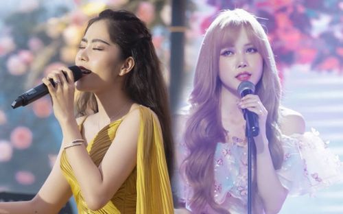 Nam Em được khen tới tấp vì hành động cho Thiều Bảo Trâm khi hát trước cùng một sự kiện