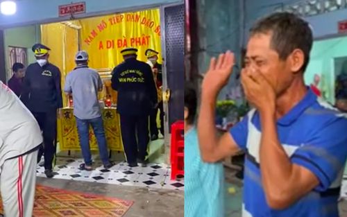 Bố mẹ Chau Kim Sang bật khóc, vẫy tay tiễn con gái trong lễ đưa tang