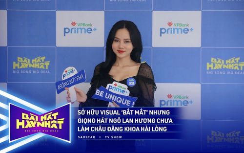 Sở hữu visual 'bắt mắt' nhưng giọng hát Ngô Lan Hương chưa làm Châu Đăng Khoa hài lòng