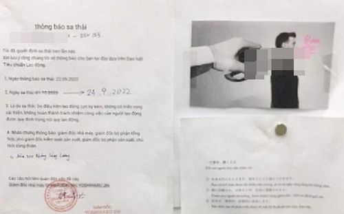 Hải Phòng: Công nhân bị sếp 'bêu' thông báo sa thải cùng hình ảnh ghê rợn sau khi xin nghỉ việc