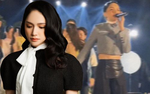Hương Giang vướng tranh cãi khi để lộ giọng hát hụt hơi trong tiệc cưới Bình An - Phương Nga