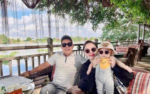 Bảo Thy ngọt ngào chúc mừng sinh nhật con trai, diện mạo quý tử giống bố như đúc