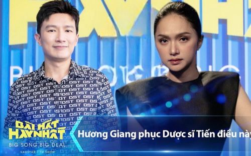 Hương Giang - Dược sĩ Tiến 'sứt mẻ tình cảm', nữ ca sĩ phải phục đàn anh vì điều này