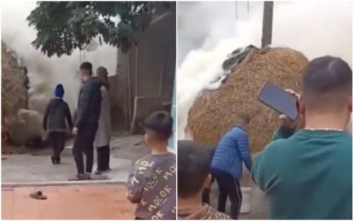 Đến nhà bà chúc Tết đầu năm mới, hai thằng cháu khiến cả họ nháo nhào vì hành động này