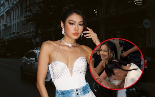 Á hậu Thảo Nhi Lê có thái độ ra sao khi đối diện với em trai của người yêu cũ?
