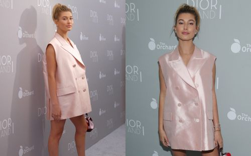 Hailey Bieber hối hận vì quá khứ mặc váy như hộp quà
