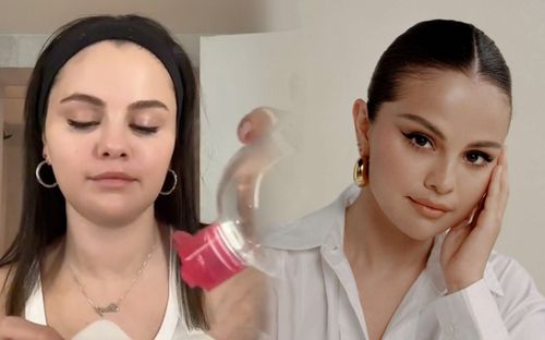 Bí quyết dưỡng da 'lạ lùng' của Selena Gomez: Tẩy trang 3 bước bằng serum có giá hơn 10 triệu