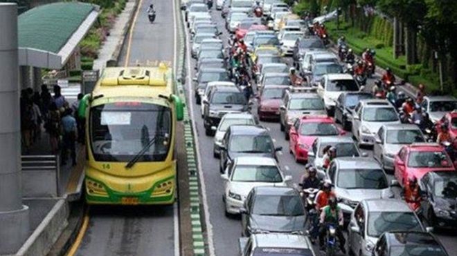 Kinh nghiệm đi xe bus tại Bangkok Thái Lan