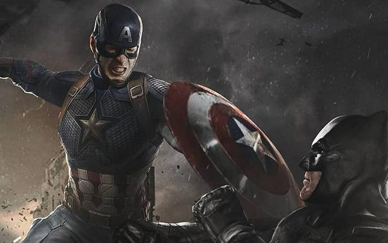 Hình ảnh chân thật nhất về trận chiến giữa Captain America và Batman